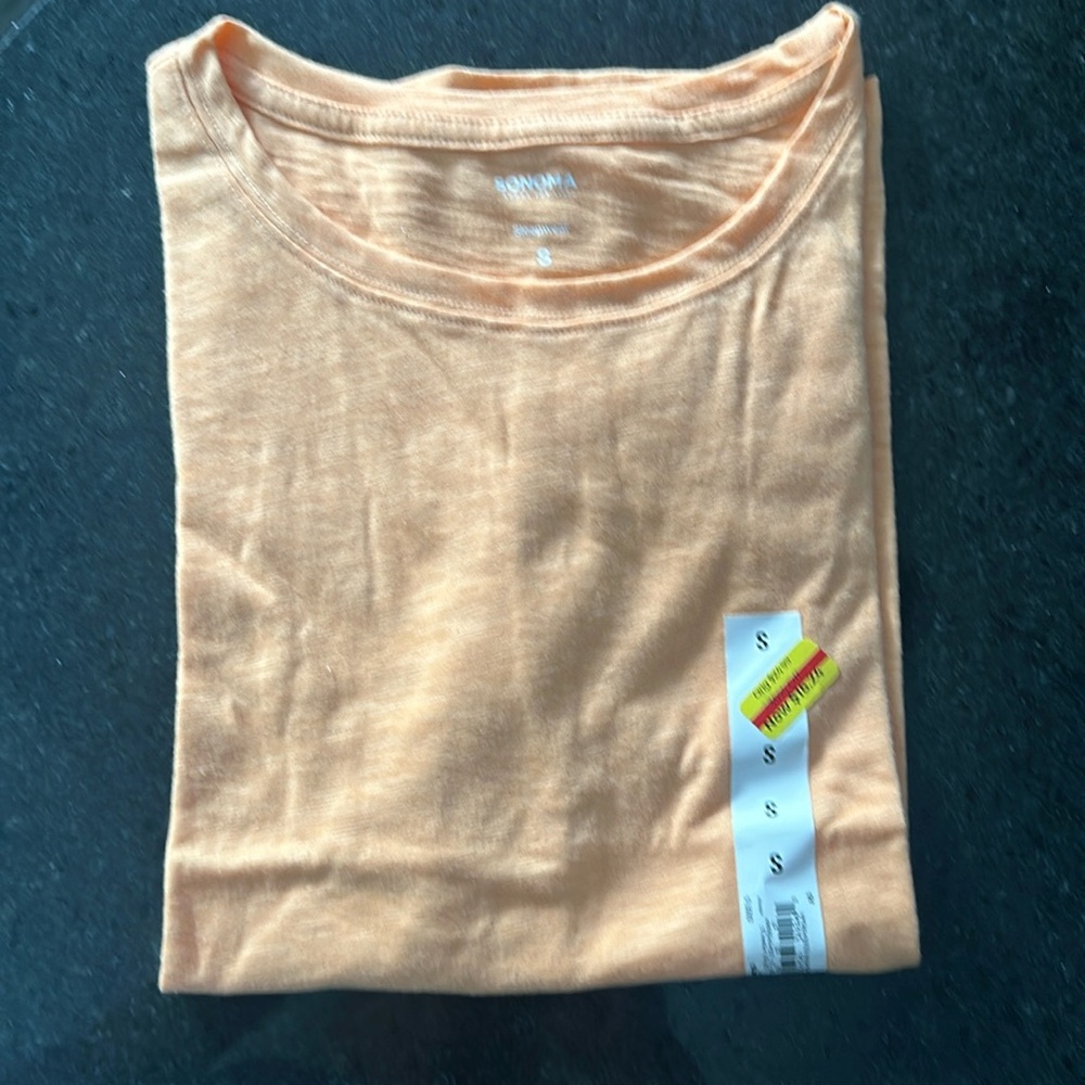 Peach orange women’s sleep shirt from sleep set